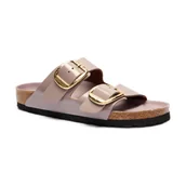 Klapki i japonki damskie - Birkenstock Skórzane klapki Arizona | narrow fit - miniaturka - grafika 1
