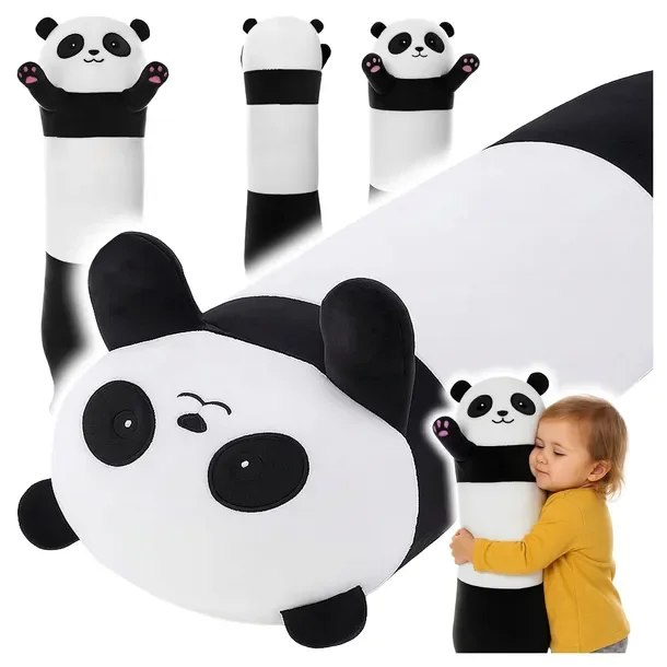 Maskotka Pluszak Panda 110cm Miś Długa Miękka Przytulanka Poduszka Zabawka