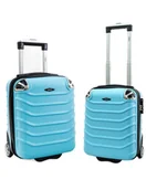 Walizki - Mała walizka podróżna 730 S 40x30x20 LAZUROWY - miniaturka - grafika 1