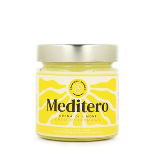 Włoski Krem Cytrynowy 190 g - Meditero - Pasty warzywne - miniaturka - grafika 1