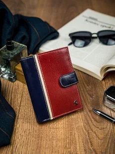 Rovicky Nietypowy, dwukolorowy portfel Rovicky 326L-RBA-D Nie dotyczy - Portfele - miniaturka - grafika 1