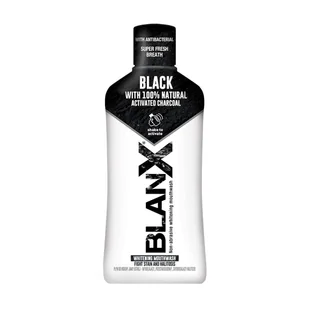 COSWELL Blanx Black wybielający płyn do higieny jamy ustnej z aktywnym węglem 500 ml - Płyny do płukania jamy ustnej - miniaturka - grafika 2