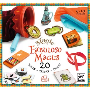 Fabuloso Magus - Zestaw 20 Sztuczek Magicznych Djeco - Zabawki kreatywne - miniaturka - grafika 1