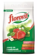 Nawozy ogrodnicze - Florovit Nawóz granulowany do truskawek i krzewów owocowych worek 3kg - miniaturka - grafika 1