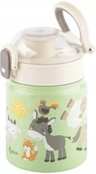 Bidony dla dzieci - Bidon na wodę dla dziecka z rączką Farma 400ml Sigikid - miniaturka - grafika 1