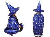 Stroje karnawałowe - ZESTAW CZAROWNICA NIEBIESKI 2el - miniaturka - grafika 1