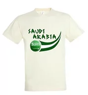 Koszulki męskie - Supportershop Supportershop Męski T-shirt Arabie Saoudite T-Shirt biały biały L 5060542524223 - miniaturka - grafika 1