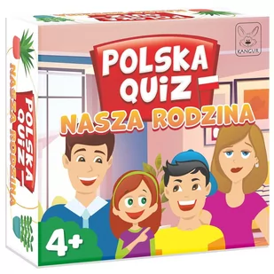 POLSKA QUIZ NASZA RODZINA 4+ - Gry planszowe - miniaturka - grafika 1