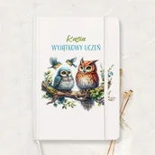 Notesy i bloczki - NOTATNIK z imieniem dziecka Sowy - miniaturka - grafika 1