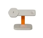 Ładowarki do telefonów - Canyon Hexagon 310 3w1 24W Beżowo-pomarańczowy - miniaturka - grafika 1