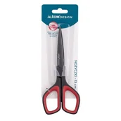 Noże kuchenne - Nożyczki 13 cm czarno-czerwone - miniaturka - grafika 1