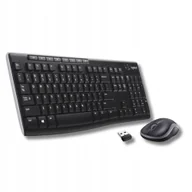 Zestawy myszka + klawiatura - ZESTAW Klawiatura i mysz BEZPRZEWODOWA do pracy BIURA komputerowa Logitech - miniaturka - grafika 1