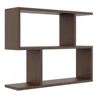 Półki do salonu - Minimalistyczna Półka Wisząca W Kolorze Wenge D0-L31 - miniaturka - grafika 1