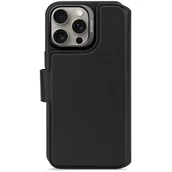 Etui i futerały do telefonów - Etui DECODED Leather Detachable Wallet MagSafe do Apple iPhone 16 Pro Max Czarny | Bezpłatny transport - miniaturka - grafika 1