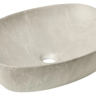 Umywalka ceramiczna nablatowa Isla Matt brown stone 50x39 cm - Umywalki Umywalka ceramiczna nablatowa Isla Matt brown stone 50x39 cm - Umywalki - miniaturka - grafika 1