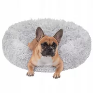 Sprzęt podróżny i transportery dla psów - Legowisko Dla Psa 110CM Włochate Kojec Okrągłe 3XL - miniaturka - grafika 1