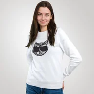 Bluzy damskie - Karl Lagerfeld Bluza damska Karl Lagerfeld - miniaturka - grafika 1