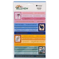 Scrapbooking - Naklejki papierowe 2ark Belleview - miniaturka - grafika 1