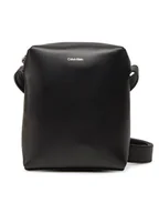 Nerki - Calvin Klein Saszetka Ck Premium Leather Reporter S K50K512887 Czarny - miniaturka - grafika 1