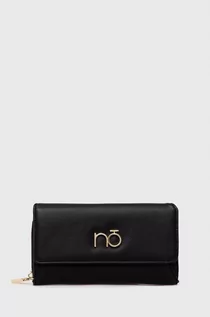 Portfele - Nobo portfel damski kolor czarny - grafika 1