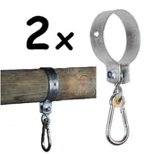 Place zabaw - Just Fun ZESTAW 2 SZT. obejm metalowych 80mm - miniaturka - grafika 1