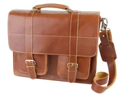 Teczki i aktówki - Aktówka Charlie - Stefania Jasny Brąz - miniaturka - grafika 1