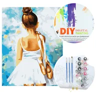 Malowanie po numerach - Malowanie po numerach W6584 Baletnica - miniaturka - grafika 1