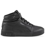 Buty sportowe damskie - Buty Puma Carina 2.0 Mid 38585101 - czarne - miniaturka - grafika 1
