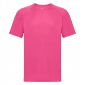 Koszulki męskie - Koszulka męska sportowa FRUIT LOOM Performance 613900 RÓŻ FUKSJA M - miniaturka - grafika 1