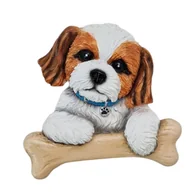 Zabawki interaktywne dla dzieci - Magnes Z Shih Tzu Na Lodówkę Ozdoba Piesek Kość Prezent Silny Magnes - miniaturka - grafika 1