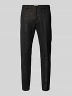 Spodnie męskie - Spodnie materiałowe o kroju slim fit ze szlufkami na pasek model ‘AJEND’ - miniaturka - grafika 1