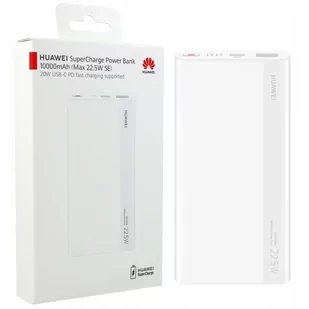Huawei Power bank SuperCharge 10000 mAh, 22.5 W, biały - Powerbanki - miniaturka - grafika 1