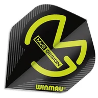 Dart - Winmau, Część zamienna do rzutek, piórka MVG, czarny - miniaturka - grafika 1