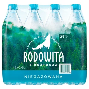 Rodowita z Roztocza woda niegazowana 12 x 600ml - Woda - miniaturka - grafika 1