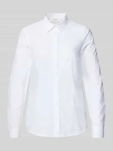 Bluzka koszulowa o kroju regular fit z kołnierzykiem - Bluzki damskie - miniaturka - grafika 1