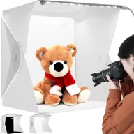 Tła fotograficzne - Retoo Namiot Bezcieniowy Led Fotograficzny Studio Przenośny - miniaturka - grafika 1