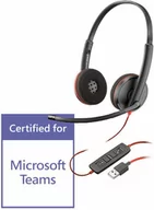 Słuchawki - Plantronics Blackwire C3220 USB-A - miniaturka - grafika 1