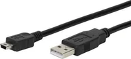 Kable USB - Kabel USB Vivanco Vivanco cable USB - miniUSB 1.8m 45224 - miniaturka - grafika 1