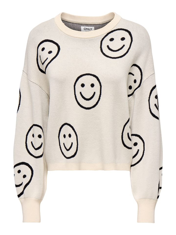 ONLY Sweter w kolorze kremowym