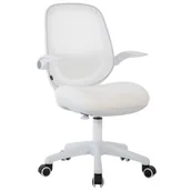 Fotele i krzesła biurowe - COBRA King Junior HF101WH Biały - miniaturka - grafika 1