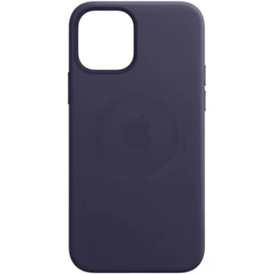 Apple Etui Skórzane z MagSafe do iPhone 12 Pro Max fioletowe MJYT3ZM/A - Etui i futerały do telefonów - miniaturka - grafika 1