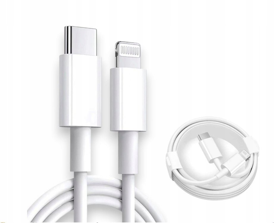 SZYBKI KABEL USB-C LIGHTNING DO ŁADOWANIA IPHONE 7 8 X 11 12 13 14 PRO MAX