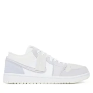 Sneakersy męskie - Sneakersy Nike Air Jordan 1 Low Air CV3043 100 Szary - miniaturka - grafika 1