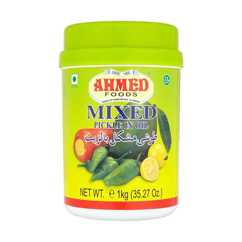 Pikle (achar) AHMED Mixed Pickle 1Kg - mix warzyw i owoców pikantne