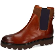 Botki damskie - Melvin & Hamilton Botki damskie Sally 187, brązowy, 42 EU wąski - miniaturka - grafika 1