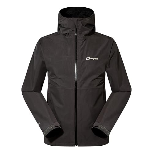 Berghaus Męska kurtka Bramblfell GORE-TEX Interactive, szary prążek/kruczoczarny, 3XL