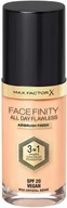 Podkłady do twarzy - Max Factor Facefinity All Day Flawless 3 in 1 Foundation 33 Crystal Beige - miniaturka - grafika 1
