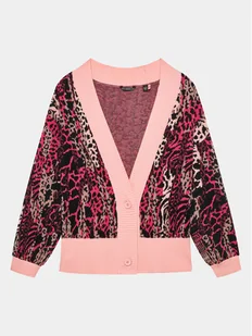 Guess Kardigan J3BR07 Z3AH0 Różowy Regular Fit - Swetry damskie - miniaturka - grafika 1