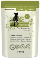 Mokra karma dla kotów - Catz Finefood Kitten N.05 Łosoś i drób saszetka 85g - miniaturka - grafika 1