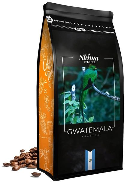 Kawa ziarnista 500g GWATEMALA 100% ARABICA Świeżo Palona do ekspresu+GRATIS